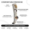 thumbnail image 2 of Pofeuu Dog Animal Print Compression Socks for Women & Men Circulation - Best Support for Nurses,Running,Athletic,Sports, 2 of 7