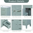 thumbnail image 4 of MAYEERTY 30" Bathroom Vanity without Sink Cabinet Base Solid Frame MDF Drawers Green, 4 of 6