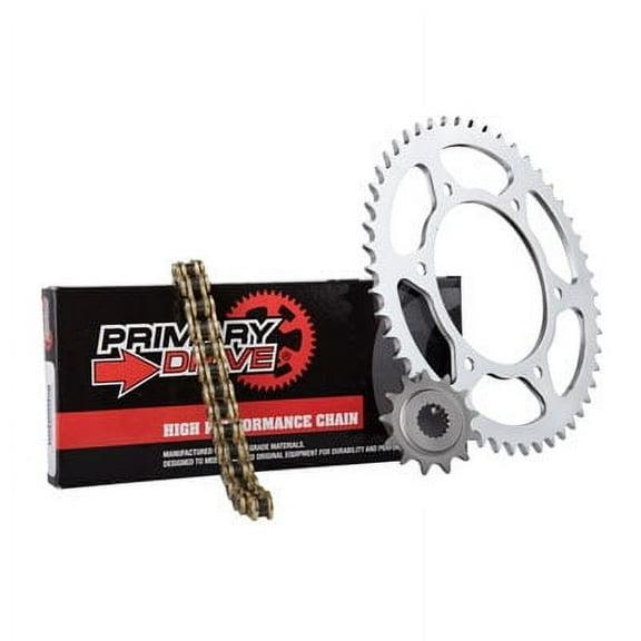 Primary Drive Steel Kit & Gold X-Ring Chain for Honda XR600R 1985-1987