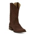 thumbnail image 2 of Tony Lama Mens Amado Embroidered 12 Inch Suede Round Toe Cowboy  Mid Calf B, 2 of 5