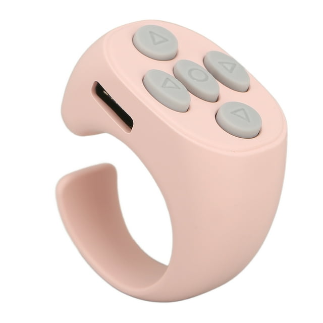 Selfie Button Clicker, Remote Control Free Your Hands Easy To Use 10m 50mAh with Charging Cable for Continuous Pictures Black,White,Pink