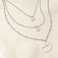 thumbnail image 4 of Collier Multicouche Femme Cœur Élégant Collier Clavicule Pendentif Chaîne Collier, 4 of 10