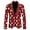 Red, variant on SRZYMJ Men Christmas Snowflake Santa Printed Pocket Lapel Button Suit Jacket for Holiday Festive Party Wear