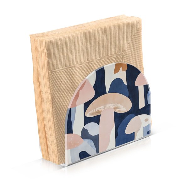 Mushrooms Doodle Napkin Holders for Tables Napkin Stand Paper Holder Organizer Tabletop Tissue Box Dispenser