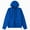 Blue, variant on Men's Casual Canvas Cotton Jacket Hooded Trendy Solid Color Military Utility Jacket Fashion Drawstring Crop Jacket Comfy Long Sleeves Coat with Pockets,Black,Large