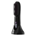 thumbnail image 2 of FSTDelivery LCD Charging Straight Hair Comb, Portable Negative Ion Styling Comb Straightener for Short Hair Bob Bangs, Gentle Non-Damaging Heating Comb with Ceramic Bristles, Rechargeable Travel, 2 of 5