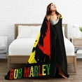 thumbnail image 4 of Bobs Marley Blanket Throw Bedding Room Decor Flannel Blankets for Bed Sofa Warm Blankets 40"x30", 4 of 6