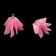 thumbnail image 5 of 2x Pendientes colgantes de flores naturales hechos a mano con pegamento de resina rosa rosado, 5 of 9