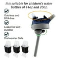thumbnail image 3 of HomeLife Silicone Nozzle Replacement Spout for Kids Water Bottle Self-Sealing Leak-Proof Mouthpiece BPA-Free 14oz/20oz Water Bottle Replacement Parts, 3 of 7