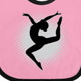 thumbnail image 4 of Inktastic Ballet Dancer Silhouette Ballerina Girls Baby Bib, 4 of 4