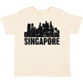 thumbnail image 3 of Inktastic Singapore City Skyline with Grunge Boys or Girls Toddler T-Shirt, 3 of 5