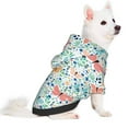 thumbnail image 2 of Salouo Butterflies Pattern Small Dog Hoodie Sweatshirts Dog Clothes Coat Clothing Puppy Sweater Outfit Pullover Pet Winter Coat Sweater Outfit-Medium, 2 of 7