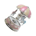 thumbnail image 6 of Rotating Music Box with Light 3-Horse Carousel Castle Night Light Romantic Home Decor Gift Purple, 6 of 7