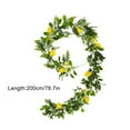 thumbnail image 3 of PRETXORVE Artificial Lemon Rattan Indoor Greenerys Arrangement Christmas Decoration Rattan, 3 of 9