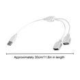 thumbnail image 4 of WINDLAND USB Y Splitters Cable USB Male to 2 USB Female Splitters USB Hubs Power Cord, 4 of 11