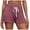 Wine, variant on Chbgutlmr Women Pajama Shorts Comfy Lounge Bottom High Rise Drawstring Sleepwear Shorts Casual Comfy Summer Shorts