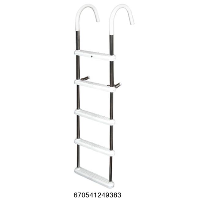 JIF Marine 4-Step Gunwale Hook Ladder JIF Marine 4-Step Gunwale Hook Ladder