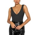 thumbnail image 2 of Chemise d'Été Fine Unie pour Femmes avec Débardeur à Bretelles Col en V Simple, 2 of 4