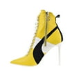 thumbnail image 4 of Puma Fenty High Heel Leather Rihanna Women's Shoes Dandelion-White 363038-01, 4 of 6