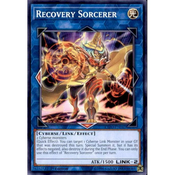 YuGiOh Extreme Force Common Recovery Sorcerer EXFO-EN042