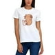 thumbnail image 2 of Playera Blanca Camiseta Unisex Estampada I Love Capibara, 2 of 5