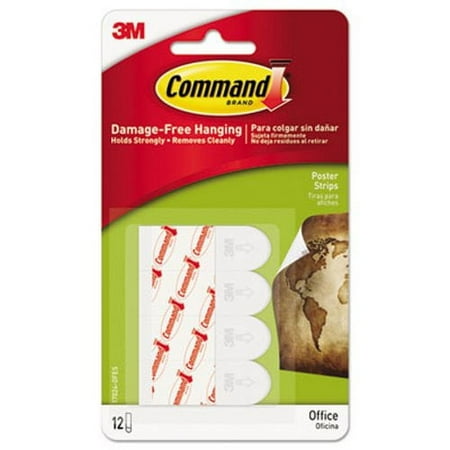 Command Poster Hanging Strips, Small 48 ea Pack of 2