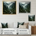 thumbnail image 4 of Designart "Canadian Mystic Wilderness: Pine Forest I" Forest Floater Framed Wall Decor, 4 of 5