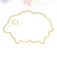 thumbnail image 1 of HEALEEP Petit Miroir Mural Forme de Mouton Acrylique Reflet sur Verre 1 Ensemble, 1 of 8