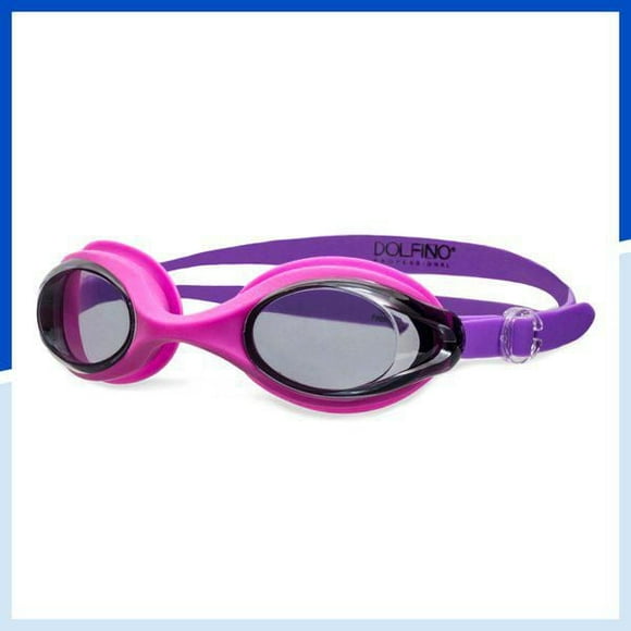 Dolfino Pro Fashion Youth Swim Goggle - Purple/Pink