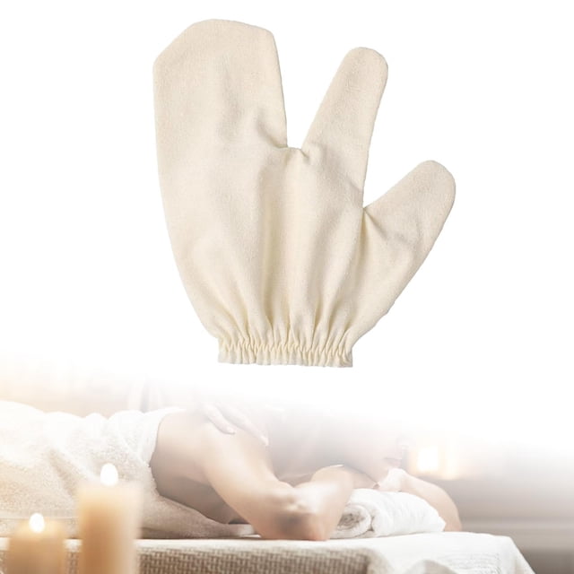Guante de baño para fregar, guantes de masaje resistentes al desgaste con muñequera elástica, guante de baño para lavar espalda, para hoteles Soltero