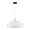 thumbnail image 3 of 52137-92 Livex Lighting Monroe - 4 Light Pendant In Timeless Style-16 Inches Tall and 18 Inches Wide-English Bronze Finish    -Traditional, 3 of 14