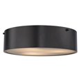 thumbnail image 2 of Elk Home 16-Inch Wide Clayton Flush Mount, Oil Rubbed Bronze, 2 of 2