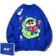 thumbnail image 1 of Suéter Kawaii Crayon Shin-chan dibujos animados Anime Y2K chica picante algodón manga larga moda suelta Casual deportes pareja Top otoño, 1 of 4