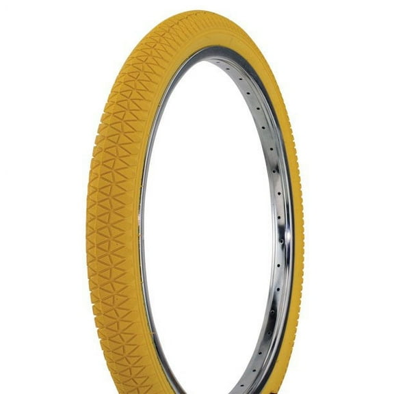 Tire 20" x 1.95" Yellow/Yellow Side Wall P-1171