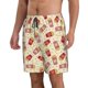 thumbnail image 2 of Balery Cartoon Popcorn Traje de Baño Estilo Hawaiano para Hombre, Shorts de Secado Rápido con Bolsillos-Medium, 2 of 6