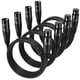thumbnail image 1 of Cable XLR NUOSIYA de 0,9 m, 4 paquetes de micrófonos balanceados macho a hembra, 1 of 6