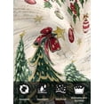 thumbnail image 7 of Christmas Tree Cloth Napkins Set of 6 Reusable Dinner Napkins, Farmhouse Winter Ball Berry Snowflakes Cocktail Napkin Washable Table Napkins for Wedding/Holiday Party/Baby Shower 20"x20", 7 of 7