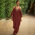 thumbnail image 2 of Kaftan Turc Imprimé pour Femmes Tenue de Plage Robe Maxi, 2 of 4