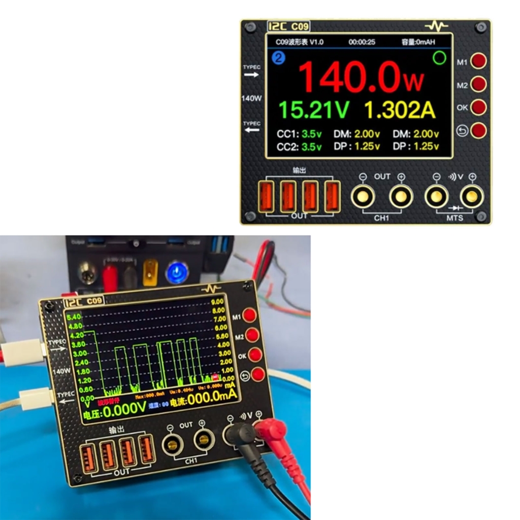 Professional 3 Display Multimeter For Electrical Testing With Fast speed Dynamic Measurement And IPSs Screen