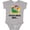 AC-Heather Grey, variant on Virginia Beach Virginia Boys or Girls Baby Bodysuit
