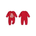 thumbnail image 2 of BemeyourBBs My First Valentine Day Baby Girl Boy Outfit Romper Heart Embroidery Long Sleeve Jumpsuit, 2 of 9