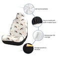 thumbnail image 3 of Goofa Sea Turtle Printed Car Seat Covers, Automotive Seat Covers for Cars Trucks and SUVs, Quick Setup Universal Fit Elastic Seat Covers-2 PCS, 3 of 6