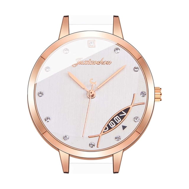 FcBaudy Montre à Quartz pour Femmes, Montres pour Femmes Montre de Mode en Acier Inoxydable Décontractée Robe Poignet Bijoux en Cristal Serviette