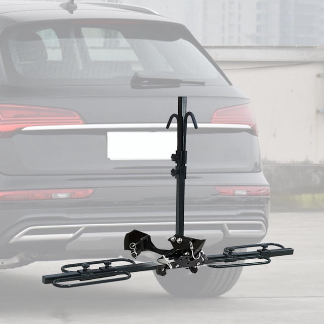 Soporte de enganche para portabicicletas para 2 bicicletas para automóviles, camiones, SUV, minivans, se adapta al portabicicletas de carretera de