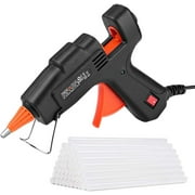 TACKLIFE Mini Hot Glue Gun 20w with 30 Pcs EVA Glue Sticks Flexible Trigger High Temp Overheating Protection and Heating Up Quickly Hot for DIY Small Craft And Quick Repairs-GGO20AC
