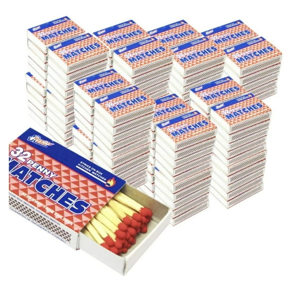 240 Packs Matches 32 Count Strike on Box Kitchen Camping Fire Wholesale Lot Bulk