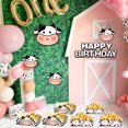 Cow Print Disposable Paper Food Trays 24pcs Perfect Party Decorations