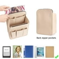 thumbnail image 5 of VANCORE Felt Backpack Organizer Insert Felt Purse Organizer Insert, ote Handbags Pocketbook Inserts Organizers, Beige, 5 of 8
