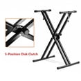 thumbnail image 2 of axGear Support de Clavier Réglable à Double Équerre Style X Support de Piano Numérique Pliable, 2 of 9