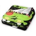 thumbnail image 4 of Frog Blanket Just A Girl Who Loves Frogs Super Soft Fluffy Warm Cozy Lightweight Fleece Frog Gifts Blanket for Adults Kids Home Decor Blanket for Couch Bed Living Room Office Camping 60"x80", 4 of 5